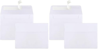 140 Packs Invitation Envelopes, A2 Envelopes White, Postcard Envelopes, Envelopes for 4.5x5.5 Cards, Envelopes for Invitations, Envelopes Self Seal for Photos RSVP, Greeting Cards by Joyberg