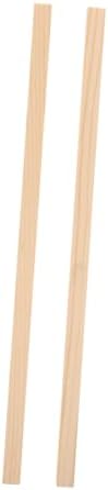 Unfinished Wood Chopsticks Making Kit for Children 1 Pair DIY by cabilock
