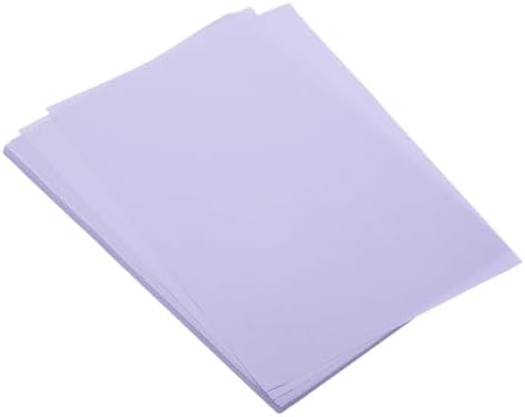 MECCANIXITY 50 Sheet Origami Paper Double Sided Cream Light Purple 11.7 x 8.3 Inch Square Sheet for Art Craft Project, Beginners, Gifts Decor by MECCANIXITY