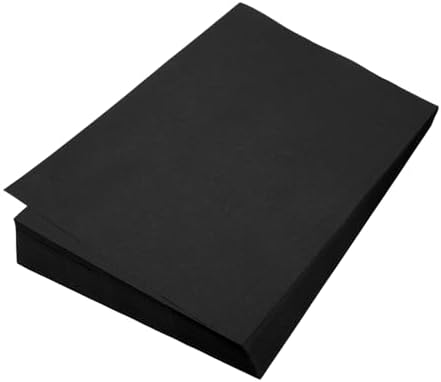 MECCANIXITY 100 Sheet Origami Paper Double Sided Black 11.7 x 8.3 Inch Square Sheet for Art Craft Project, Beginners, Gifts Decor by MECCANIXITY