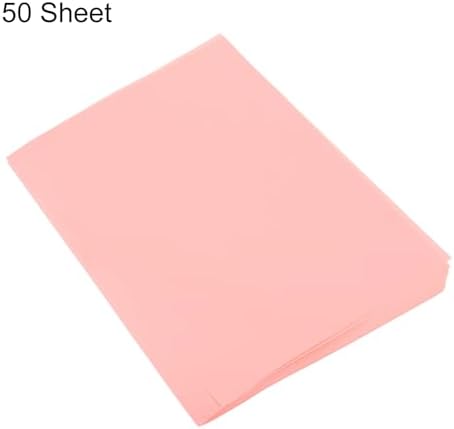 MECCANIXITY 50 Sheet Origami Paper Double Sided Fluorescent Pink 11.7 x 8.3 Inch Square Sheet for Art Craft Project, Beginners, Gifts Decor - Image 3