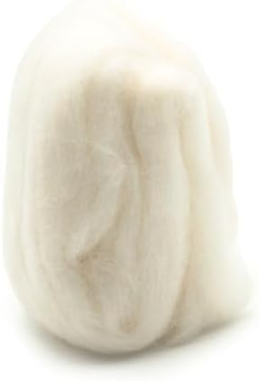 Clover Natural Wool Roving, Off White - 7920 - Image 3