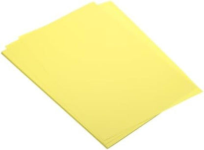 MECCANIXITY 50 Sheet Origami Paper Double Sided Cream Lemon Yellow 11.7 x 8.3 Inch Square Sheet for Art Craft Project, Beginners, Gifts Decor by MECCANIXITY