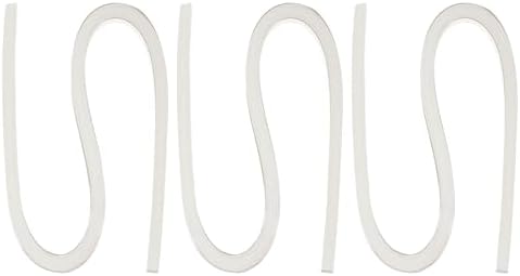 PATIKIL 180pcs Metallic Quilling Strips Paper 1cm x 54cm Origami Paper Quilling Kits for Adults Beginner Art DIY Craft Christmas, White by PATIKIL