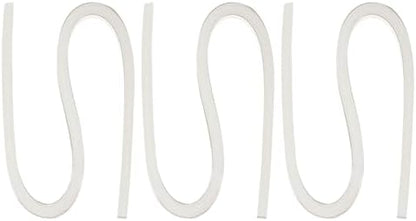 PATIKIL 180pcs Metallic Quilling Strips Paper 1cm x 54cm Origami Paper Quilling Kits for Adults Beginner Art DIY Craft Christmas, White by PATIKIL