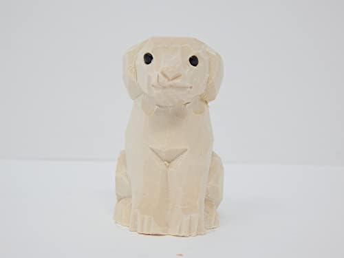 Animal DIY Paint Your Own Personalized Sculpture Wood Craft Figurine Statue Art Small (Dog) - Image 4