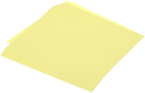 MECCANIXITY 100 Sheet Origami Paper Double Sided Light Yellow 10x10 Inch Square Sheet for Art Craft Project, Beginners, Gifts Decor by MECCANIXITY