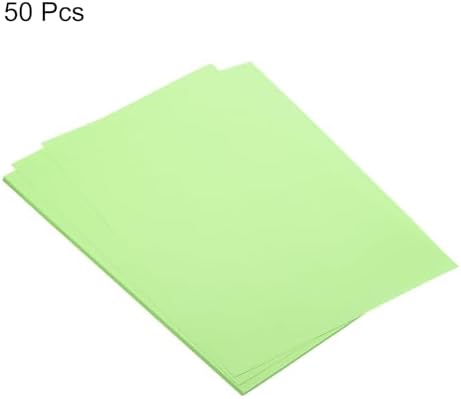 MECCANIXITY 50 Sheet Origami Paper Double Sided Cream Light Green 11.7 x 8.3 Inch Square Sheet for Art Craft Project, Beginners, Gifts Decor - Image 3