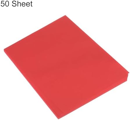 MECCANIXITY 50 Sheet Origami Paper Double Sided Red 8.3 x 5.8 Inch Square Sheet for Art Craft Project, Beginners, Gifts Decor - Image 3
