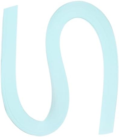PATIKIL 120pcs Quilling Strips Paper 3/8"(10mm) 21"(54cm) Origami Paper Quilling Strip for Art DIY Hand Craft Christmas, Light Blue by PATIKIL