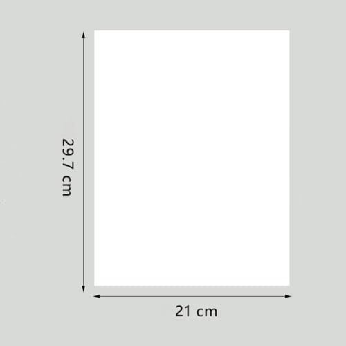 A4 Origami Paper White 100 Sheets, 8.27×11.7 inch Double Sided Color Easy Fold Big Origami Paper A4 Colored Copy Papers Thin 70gsm for Beginners, DIY handwork Art and Craft Projects (210 x 297 mm) - Image 2