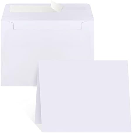 Blank Cards and Envelopes 4x6, 30 Pack White Invitation Cardstock with 30 Pack Envelopes, Thank you Blank Greeting Cards, for All Occasions DIY, Print custom by Joyberg