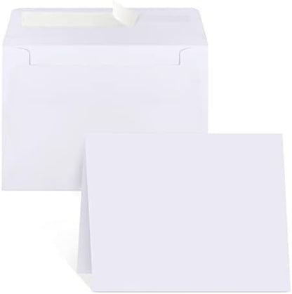 Blank Cards and Envelopes 4x6, 30 Pack White Invitation Cardstock with 30 Pack Envelopes, Thank you Blank Greeting Cards, for All Occasions DIY, Print custom by Joyberg