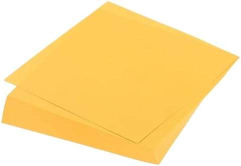 MECCANIXITY 75 Sheet Origami Paper Double Sided 4x4" Golden Yellow by MECCANIXITY
