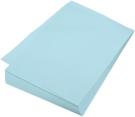 MECCANIXITY 100 Sheet Origami Paper Double Sided Light Blue 8.3 x 5.8 Inch Square Sheet for Art Craft Project, Beginners, Gifts Decor by MECCANIXITY