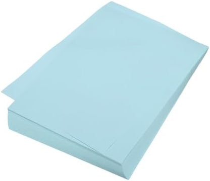 MECCANIXITY 100 Sheet Origami Paper Double Sided Light Blue 8.3 x 5.8 Inch Square Sheet for Art Craft Project, Beginners, Gifts Decor by MECCANIXITY