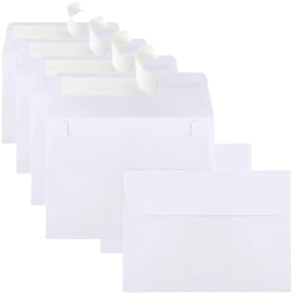 360 Packs A1 Envelopes, 3.625x5.125" Envelopes White, Small Envelope RSVP Envelope, Self Seal for Weddings, Photos, Postcards, Greeting Cards, Mailing by Joyberg