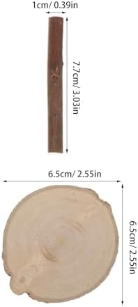 HOODANCOS 1 Box Rustic Natural Wood Craft Kit with Birch Branches and Driftwood Pieces, Easy DIY Art Wood Sticks and Adults, for Arts and Crafts Projects and Dining Room Decoration - Image 2