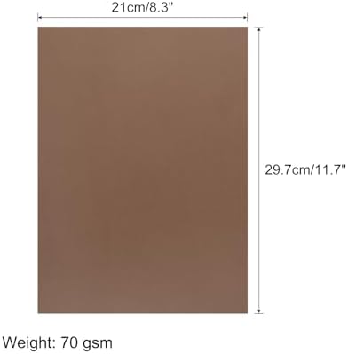 MECCANIXITY 50 Sheet Origami Paper Double Sided Cream Brown 11.7 x 8.3 Inch Square Sheet for Art Craft Project, Beginners, Gifts Decor - Image 2