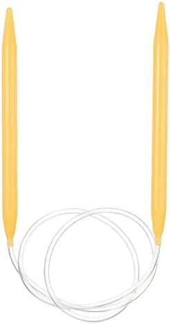 HARFINGTON Size US 13 (9mm) Plastic Circular Knitting Needles 32 Inch(80cm) Round Knitting Needle for Handmade Projects DIY Weave by HARFINGTON