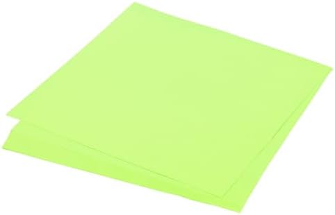 MECCANIXITY 75 Sheet Origami Paper Double Sided 10x10" Fluorescent Green by MECCANIXITY