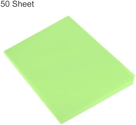 MECCANIXITY 50 Sheet Origami Paper Double Sided Light Green 8.3 x 5.8 Inch Square Sheet for Art Craft Project, Beginners, Gifts Decor - Image 3