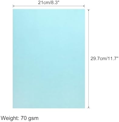 MECCANIXITY 50 Sheet Origami Paper Double Sided Cream Light Blue 11.7 x 8.3 Inch Square Sheet for Art Craft Project, Beginners, Gifts Decor - Image 2
