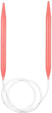 HARFINGTON Size US 15 (10mm) Plastic Circular Knitting Needles 32 Inch(80cm) Round Knitting Needle for Handmade Projects DIY Weave by HARFINGTON