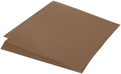 MECCANIXITY 75 Sheet Origami Paper Double Sided 10x10" Coffee Color by MECCANIXITY
