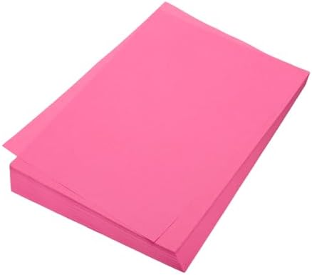 MECCANIXITY 100 Sheet Origami Paper Double Sided Fluorescent Peach 11.7 x 8.3 Inch Square Sheet for Art Craft Project, Beginners, Gifts Decor by MECCANIXITY