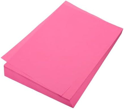 MECCANIXITY 100 Sheet Origami Paper Double Sided Fluorescent Peach 11.7 x 8.3 Inch Square Sheet for Art Craft Project, Beginners, Gifts Decor by MECCANIXITY