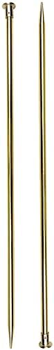 Mdoker 13.8 Inch Aluminum Knitting Needles,Colored Straight Single Pointed Metal Sweater Knitting Needle for DIY Knitting Projects,Size US 8(5mm) - Image 7