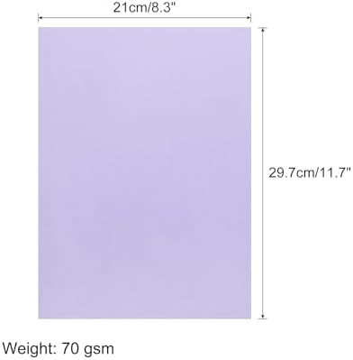 MECCANIXITY 50 Sheet Origami Paper Double Sided Cream Light Purple 11.7 x 8.3 Inch Square Sheet for Art Craft Project, Beginners, Gifts Decor - Image 2