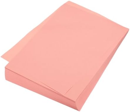 MECCANIXITY 100 Sheet Origami Paper Double Sided Fluorescent Pink 11.7 x 8.3 Inch Square Sheet for Art Craft Project, Beginners, Gifts Decor by MECCANIXITY