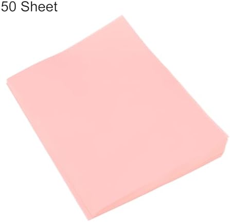 MECCANIXITY 50 Sheet Origami Paper Double Sided Fluorescent Pink 8.3 x 5.8 Inch Square Sheet for Art Craft Project, Beginners, Gifts Decor - Image 3