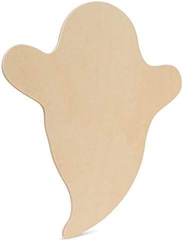 Wood Ghost Cutouts 12 x 11-1/2 Inch, Pack of 3 Fall Unfinished Wood Cutouts to Paint and Display, DIY Halloween Décor, by Woodpeckers - Image 2