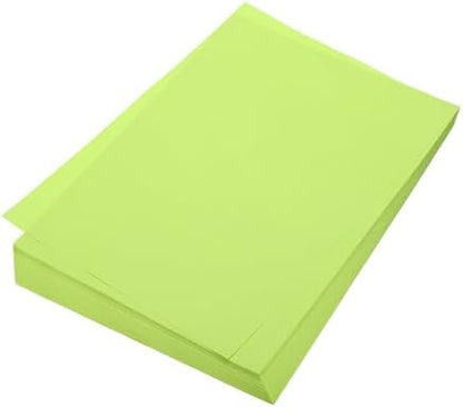MECCANIXITY 100 Sheet Origami Paper Double Sided Fluorescent Green 11.7 x 8.3 Inch Square Sheet for Art Craft Project, Beginners, Gifts Decor by MECCANIXITY