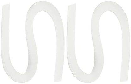 PATIKIL 240pcs Quilling Strips Paper 3/8"(10mm) 21"(54cm) Origami Paper Quilling Strip for Art DIY Hand Craft Christmas, White by PATIKIL