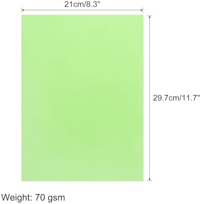 MECCANIXITY 50 Sheet Origami Paper Double Sided Cream Light Green 11.7 x 8.3 Inch Square Sheet for Art Craft Project, Beginners, Gifts Decor - Image 2