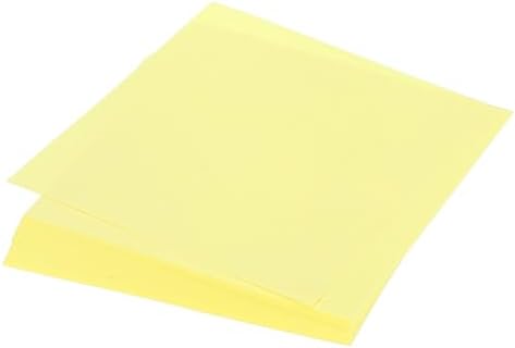 MECCANIXITY 75 Sheet Origami Paper Double Sided 3x3" Light Yellow by MECCANIXITY