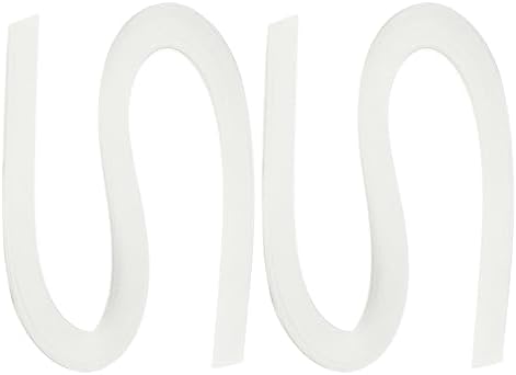 PATIKIL 240pcs Quilling Strips Paper 3/8"(10mm) 21"(54cm) Origami Paper Quilling Strip for Art DIY Hand Craft Christmas, Cream White by PATIKIL