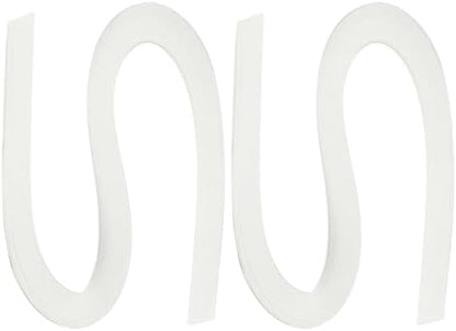 PATIKIL 240pcs Quilling Strips Paper 3/8"(10mm) 21"(54cm) Origami Paper Quilling Strip for Art DIY Hand Craft Christmas, Cream White by PATIKIL
