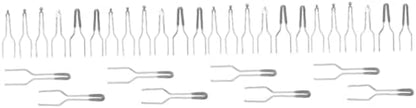balacoo 4 Sets Woodburning Kit Pyrography Tips 18-23mm Wire Tips Solid for Wood Burning Tool by balacoo