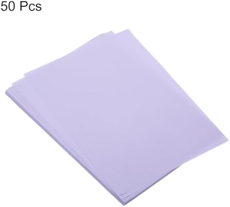 MECCANIXITY 50 Sheet Origami Paper Double Sided Cream Light Purple 11.7 x 8.3 Inch Square Sheet for Art Craft Project, Beginners, Gifts Decor - Image 3