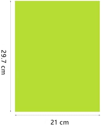 A4 Origami Paper Yellow Green 100 Sheets, 8.27×11.7 inch Double Sided Color Easy Fold Big Origami Paper A4 Colored Copy Paper Thin 70gsm for Beginners, DIY handwork Art Craft Projects (210 x 297 mm) - Image 2