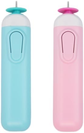 2PCS Electric Quilling Pen, Electric Slotted Tool Automated Paper Volume by Flylin
