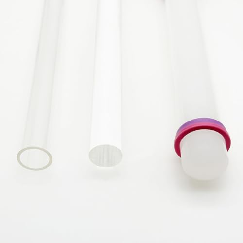 Yayatty 5 PCS Acrylic Clay Roller, Polymer Clay Tools, Plastic Clear Round Tube Roller for DIY Handmade Crafts, Art Supplies - Image 7