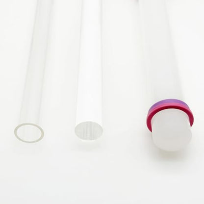 Yayatty 5 PCS Acrylic Clay Roller, Polymer Clay Tools, Plastic Clear Round Tube Roller for DIY Handmade Crafts, Art Supplies - Image 7