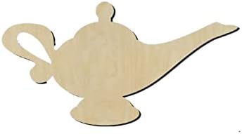 Genie Wood Craft Unfinished Wooden Cutout Art DIY Wood Signs Inspirational Wall Plaque Classic Woodshop Garage Wall Decor for Home Office Kitchen Bathroom Bedroom by Arupkeer
