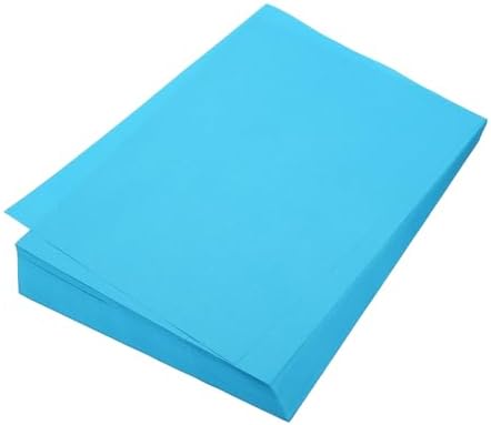 MECCANIXITY 100 Sheet Origami Paper Double Sided Lake Blue 11.7 x 8.3 Inch Square Sheet for Art Craft Project, Beginners, Gifts Decor by MECCANIXITY